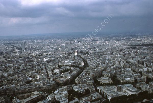 View of Paris from Eiffel Tower, Paris